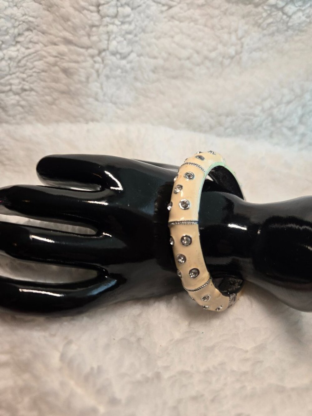 Tan Enamel Banglr Bracelet